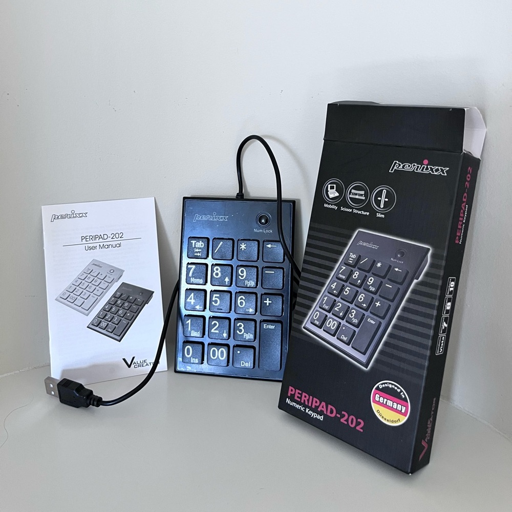 Perixx Peripad-202 Numeric Keypad -compact